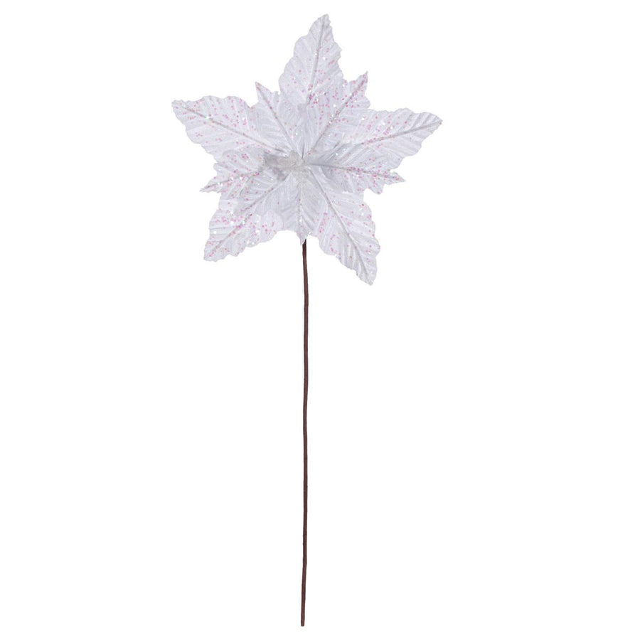 Art.11835 Nochebuena Diamantada/Lentejuela 60cm 1pz