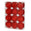 Fantasías Miguel Art.11845 Esfera Escarchada 50mm C/12pz Rojo