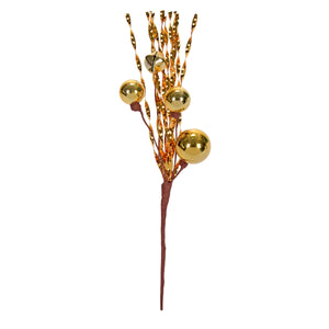 Art.11864 Pick Navidad Mini Esferas 31cm    (aprox) 1pz
