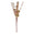 Fantasías Miguel Art.11864 Pick Navidad Mini Esferas 31cm    (aprox) 1pz Champaña