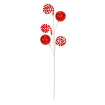 Art.11868 Pick Bastón Caramelo 61cm 1pz