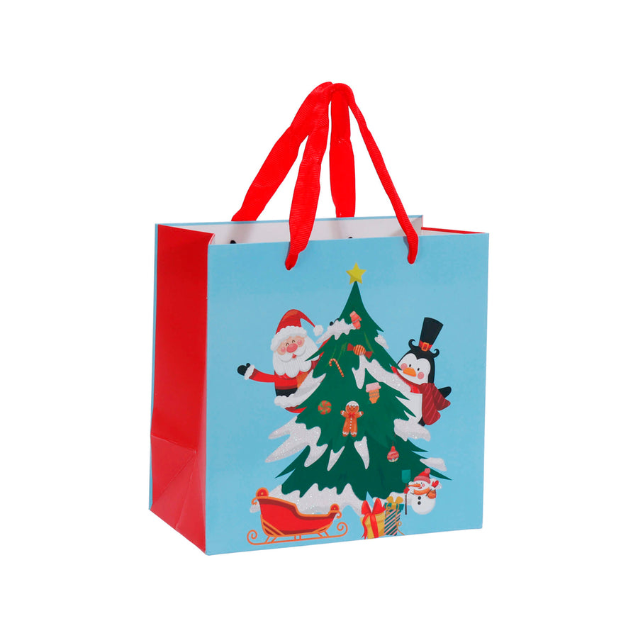 Art.11965 Bolsa Regalo Navidad 18x18x10cm 1pz