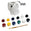 Fantasías Miguel Art.11992 Kit Figura Cerámica para Pintar 8.5x7cm    (aprox cada figura) 1pz D