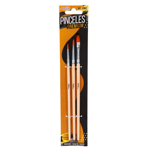 Art.12092 Jgo Pincel Surt Premium 3pz