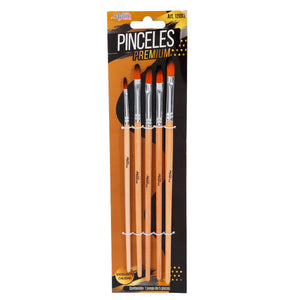 Art.12093 Jgo Pincel Surt Premium 5pz
