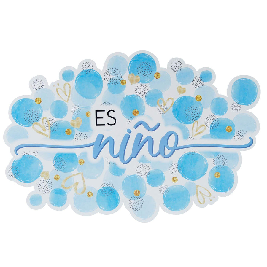 Art.12131 Letrero Es Niña/Ño 45x66.5cm 1pz