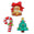 Fantasías Miguel Art.12182 Figurita Navidad 5cm  (Aprox) 3pz Pino