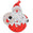 Fantasías Miguel Art.12185 Esfera Personaje 14x11cm 1pz Santa