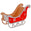 Fantasías Miguel Art.12209 Trineo Grande 31x44x17cm 1pz Rojo