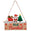 Fantasías Miguel Art.12210 Letrero Navidad 19x25cm 1pz Santa