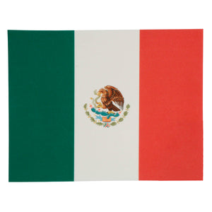 Art.12217 Bandera de México 21x27.5cm 1pz