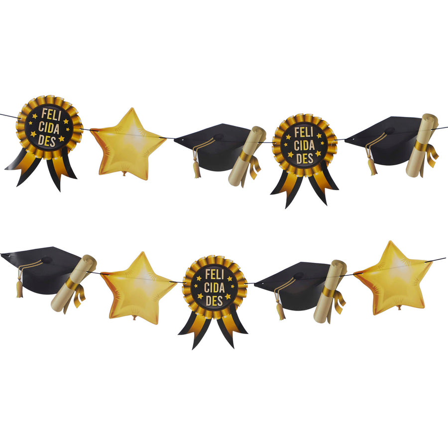 Art.12244 Banderín Graduación x10