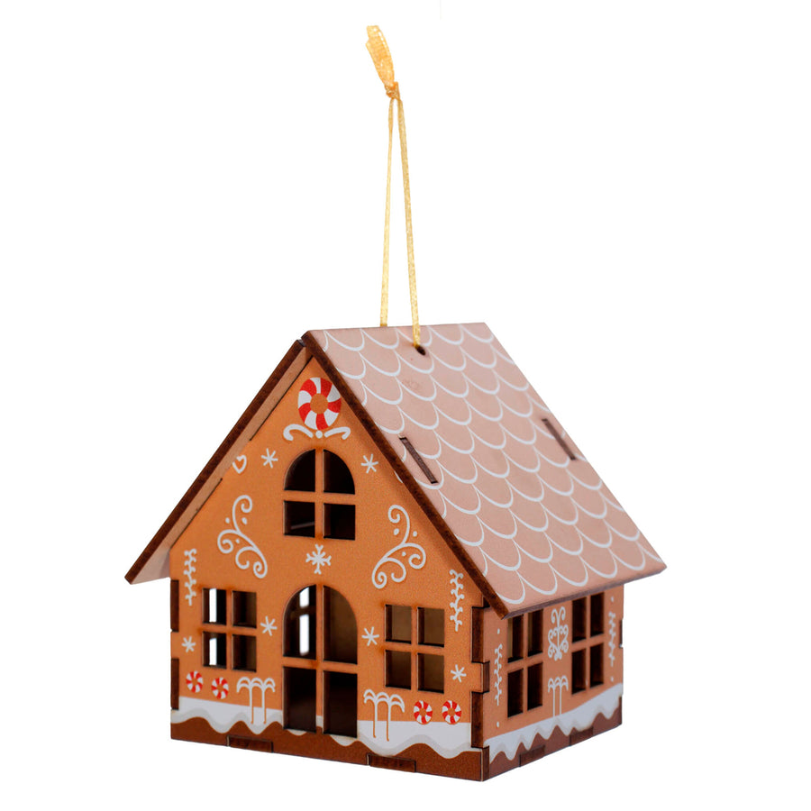 Art.12246 Casita Gengibre 3D 10x10x8cm    (aprox) 1pz