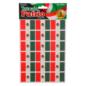 Art.12334 Tatuaje Patrio 20.8x14cm 1planilla