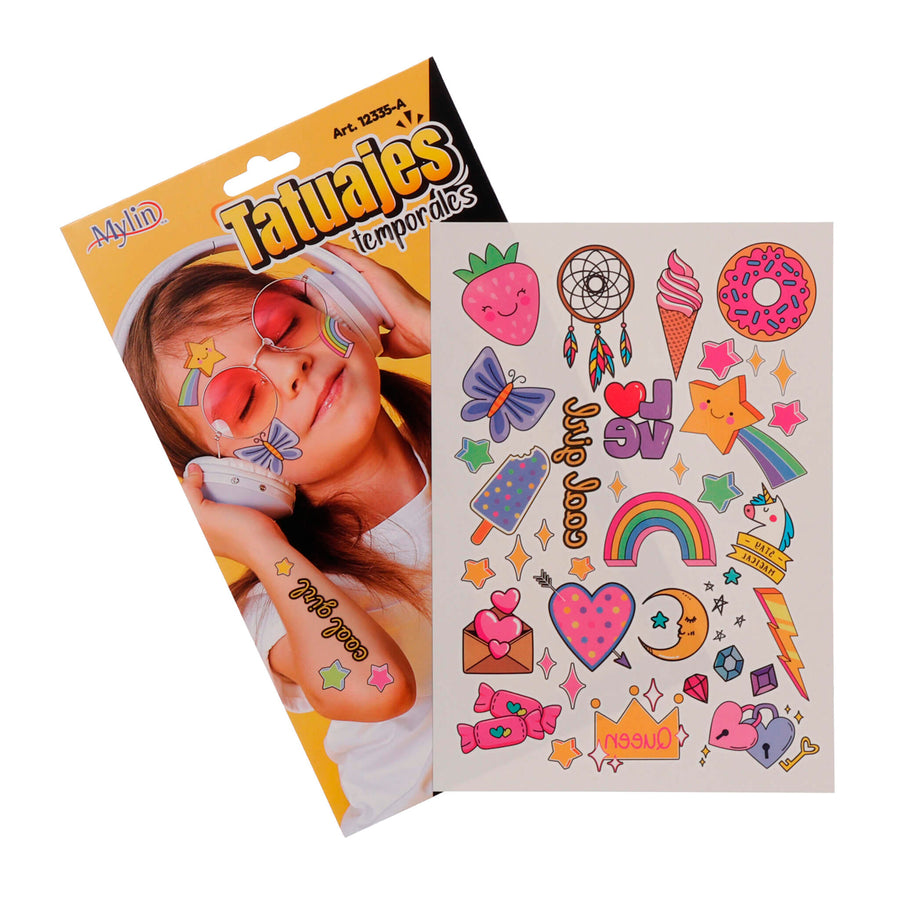 Art.12335 Tatuaje para Niños 20x14.5cm 1planilla