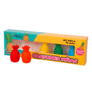 Art.12374 Crayones Figuras 4x2cm    (aprox) 5pz