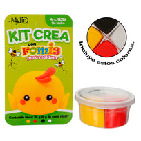 Art.12376 Kit Crea con Fomi Moldeable 4 colores