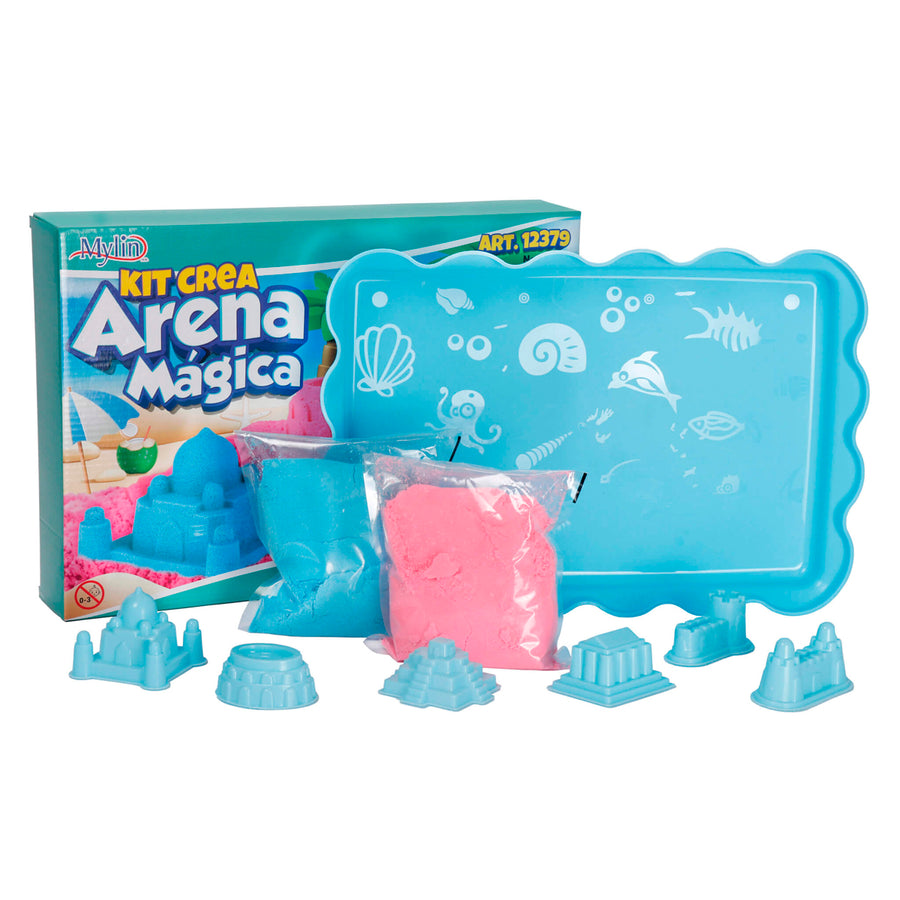 Art.12379 Kit Crea con Arena Mágica 1kg 9pz