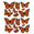 Fantasías Miguel Art.12398 Mariposas Decoradas varios tamaños 18pz Multi-Color