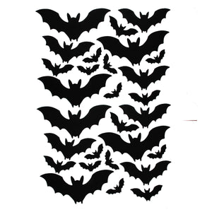 Art.12407 Murciélagos de Papel varios tamaños 28pz