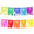 Fantasías Miguel Art.12412 Guía Papel Picado Flecos 33x24cm 3.5m Multi-Color