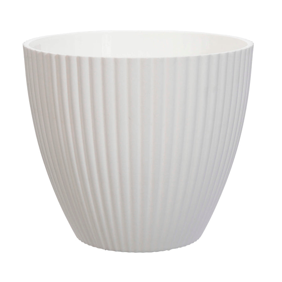 Art.12432 Maceta Rayada Plástica