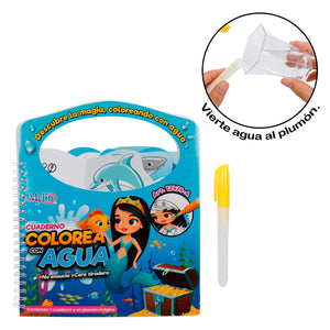 Art.12476 Cuaderno Colorea con Plumón de agua