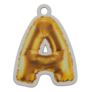 Art.12480 Letra Llavero 6.5x6cm    (aprox) 1pz