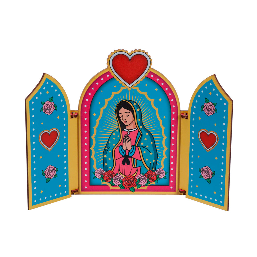 Art.12501 Biombo Virgen 18x15cm