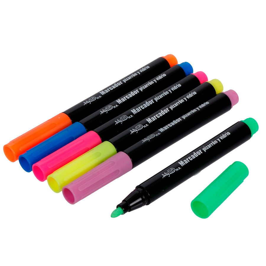 Art.12531 Marcador para Vidrio-Pizarrón  6pz