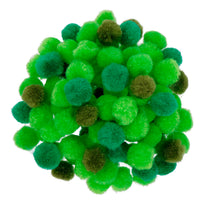 Art.12537 Pompom colores surtidos 19mm 100pz