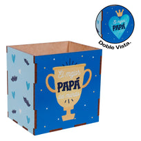 Art.12554 Cajita Papá 9x9x7cm 1pz