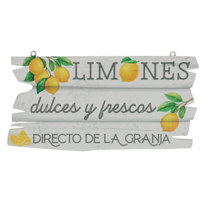 Art.12584 Letrero Limon Rect 29x15cm