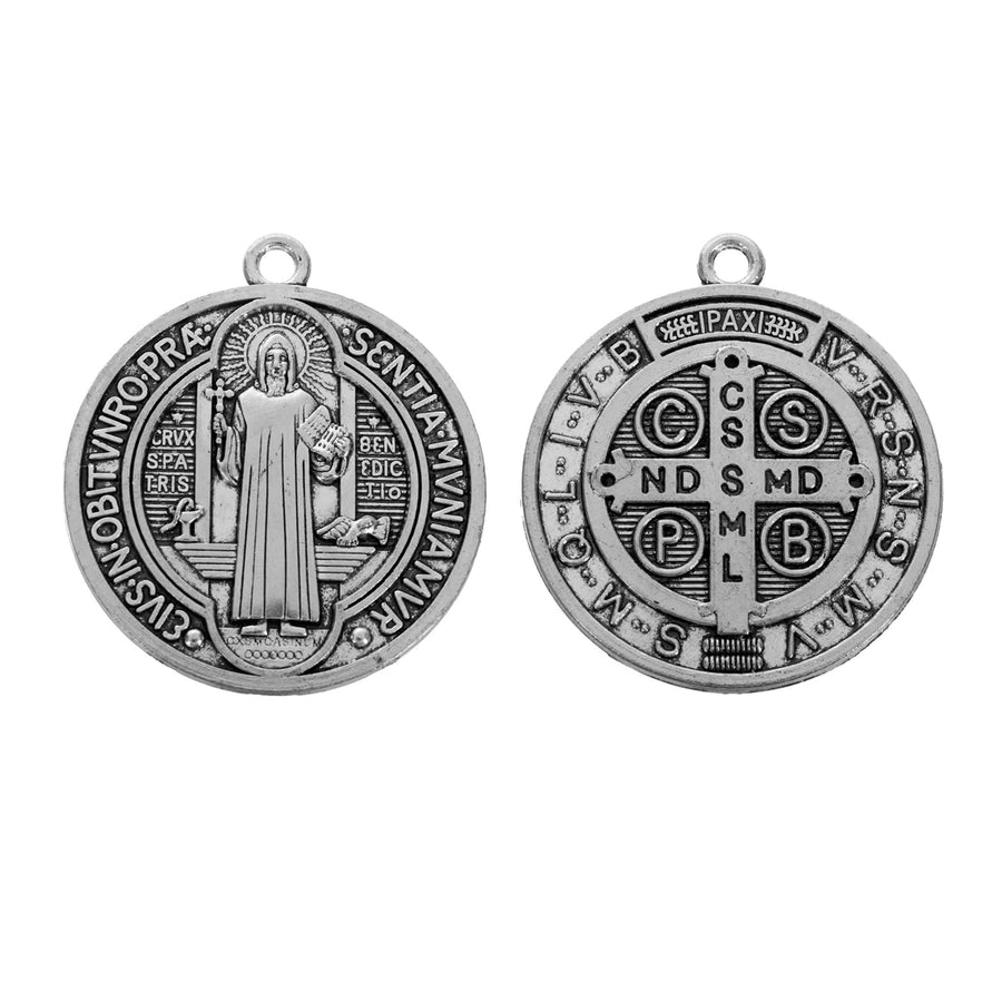 Art.12688 Medalla San Benito 35mm B/3pz