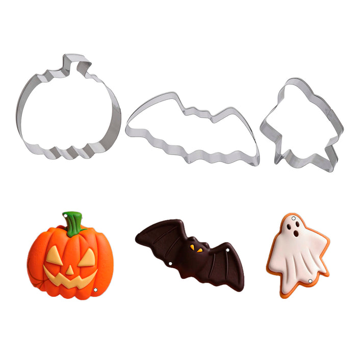 Art.12713 Set cortador Galleta Halloween 7x10x2.5cm    (Aprox) 3pz