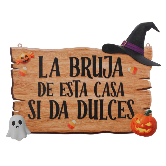 Art.12780 Letrero Bruja 26,8x35cm
