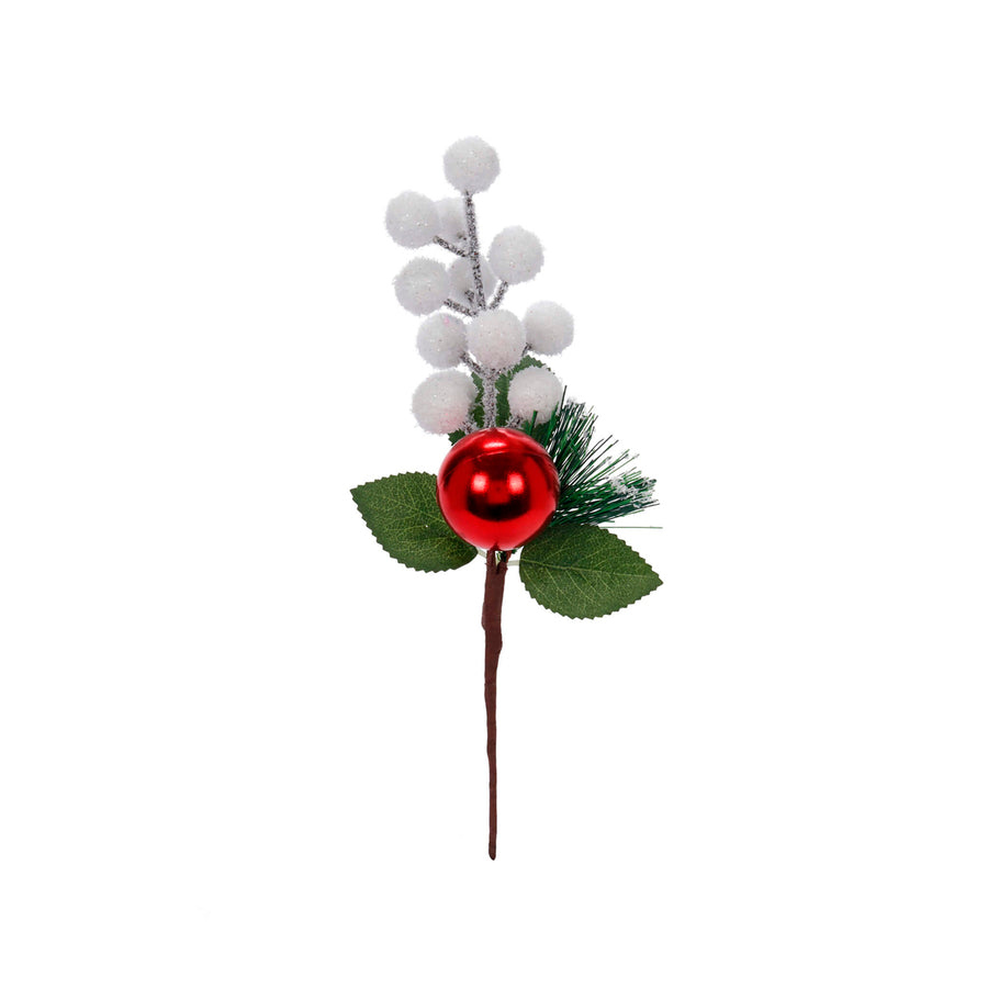 Art.12856 Pick Nav Esferas Nevadas 23cm