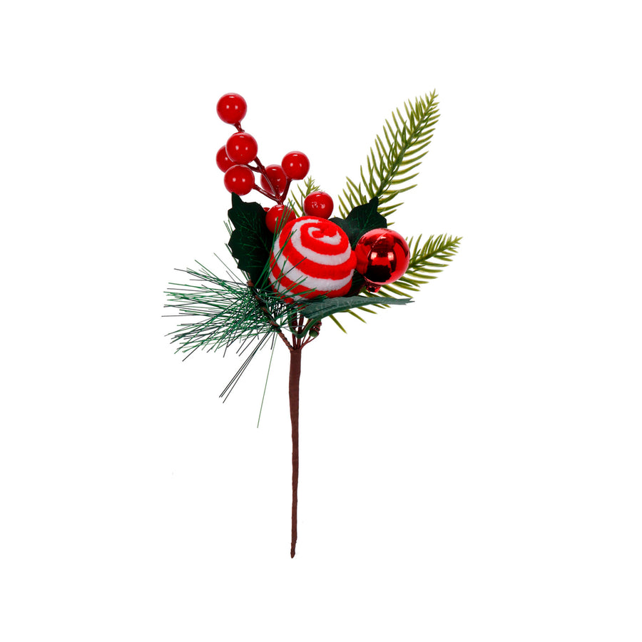 Art.12858 Pick Cereza/Esfe Caramelo 25cm
