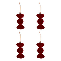 Art.12951 Caramelo Terciopelo 11cm C/4pz
