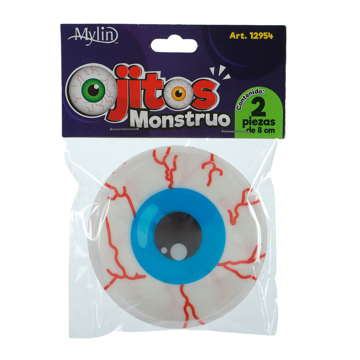 Art.12954 Ojos Monstruo 8cm 2pz