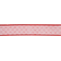 Art.13032 List Organza Rombo 6,4cmx4,14m