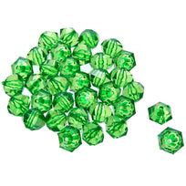 Art.1317 Cuenta Acrílica Hexagonal Facetada