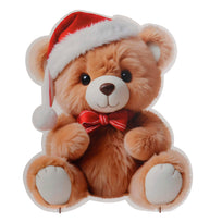 Art.13234 Oso Gorro Navidad 58x49x11cm 1pz