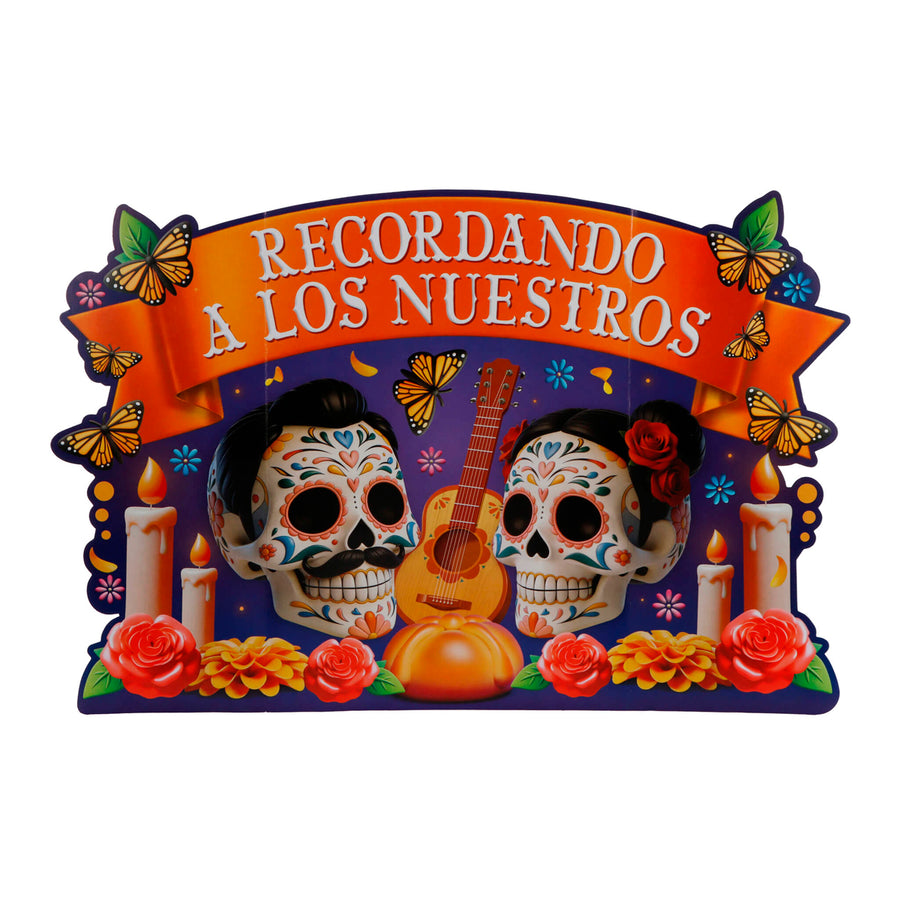 Art.13290 Letrero Recordar Mrtos 45x68cm