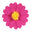 Fantasías Miguel Art.1669 Flor De Fomi Margarita 20cm 1pz Fiusha