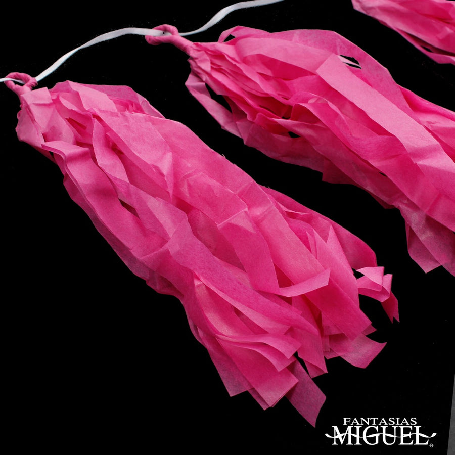 Art.1707 Guía Borlas De Papel x10 35cm    2.4m 1pz