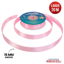 Art.1713 Listón Satinado Doble Cara 16mm 20m