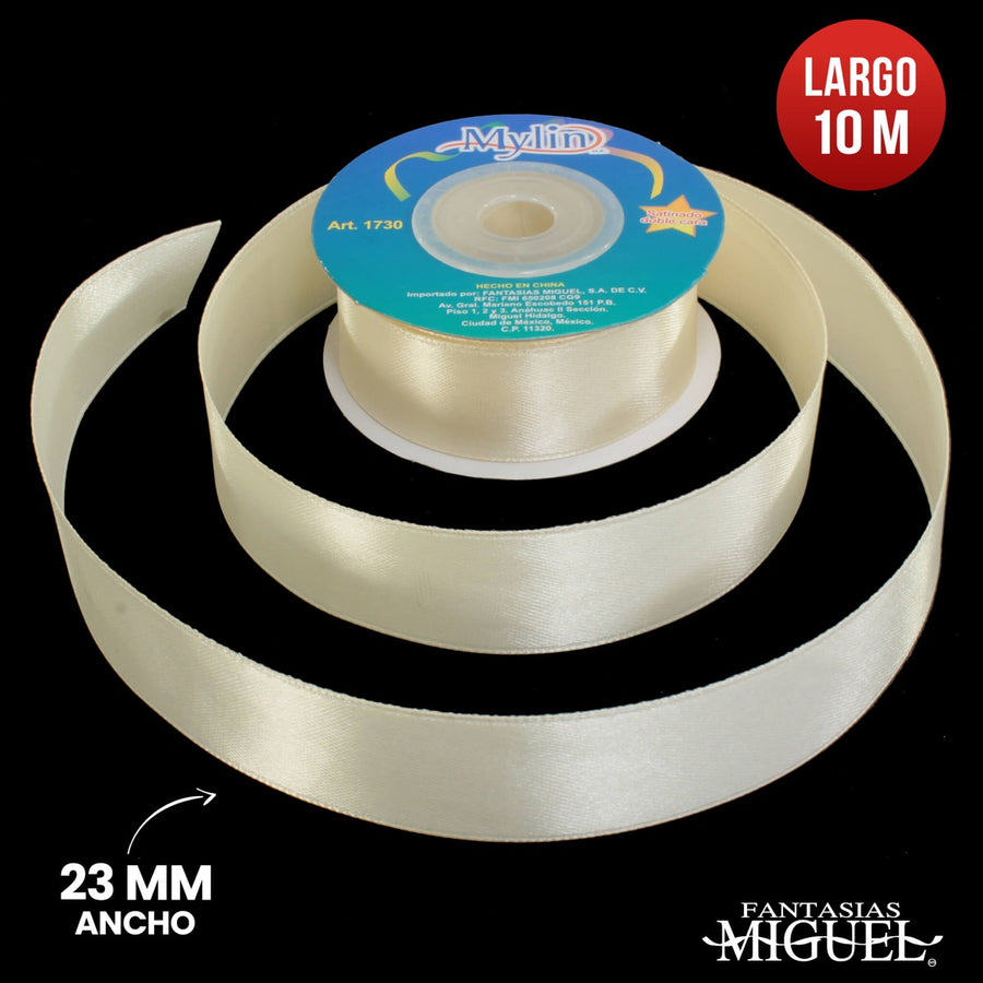 Art.1730 Listón Satinado Doble Cara 23mm 10m