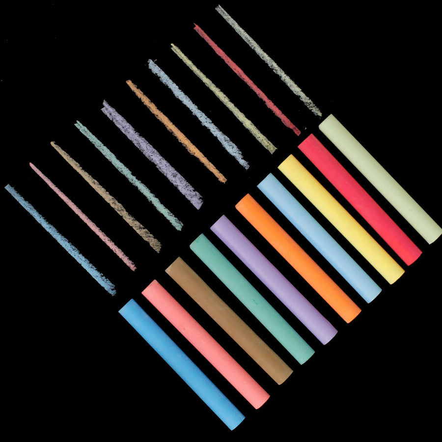 Art.1781 Gis De Color Comprimido 80mm 10pz