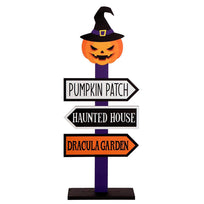 Art.1947 Letrero Con Base Halloween 50x20x7cm 1pz